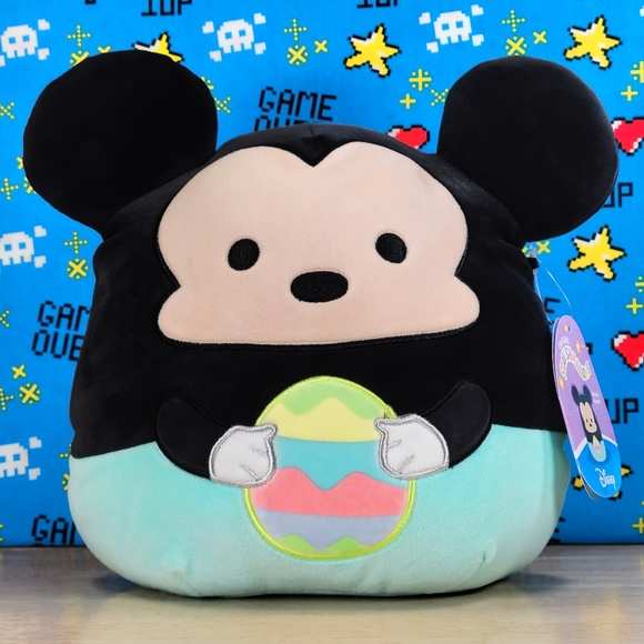 Squishmallow Mickey and Minnie Mouse 10" UltraSoft Easter Disney Toy Plush NWT - Picture 4 of 6